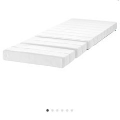 IKEA BUSUNGE ブースンゲ 伸長式ベッド, ホワイトの画像