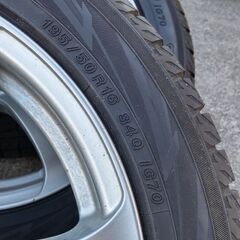 195/50R16アイスガード7 スタッドレスアルミセット ZC31スイフト用の画像