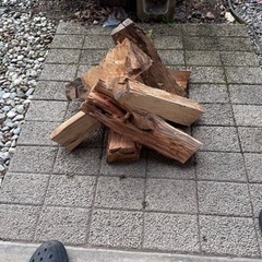 薪の不足、薪集めなどの御支援致します。の画像