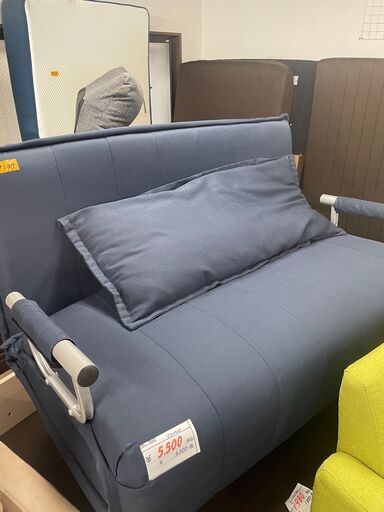 リサイクルショップどりーむ荒田店 No9347 ソファベッド　２WAY　ベッド時セミダブルサイズ　