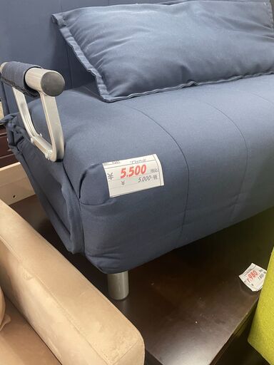 リサイクルショップどりーむ荒田店 No9347 ソファベッド　２WAY　ベッド時セミダブルサイズ　