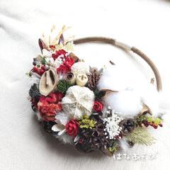 サンプルリース販売～クリスマスっぽいリース～【Christmassy wreath】の画像