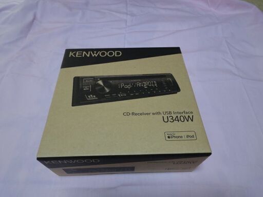 ☆ケンウッド 1DINオーディオデッキ U340W KENWOOD☆