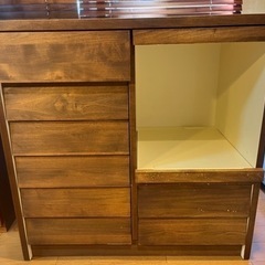 unico ウニコ　廃盤品　広松木工TUOシリーズ　キッチン家電収納　