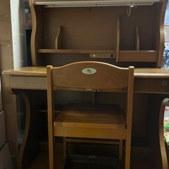 【美品】チトセ 勉強机 椅子付き