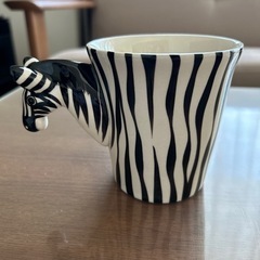 コーヒーカップ　しまうま