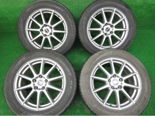 中古　スタッドレス　アルミ付き　17インチ