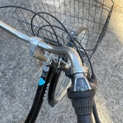 丸石　黒色27インチ外装6段変速自転車の画像