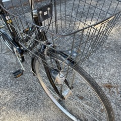 丸石　黒色27インチ外装6段変速自転車の画像