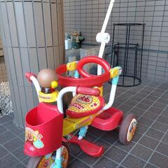 【中古】アンパンマン三輪車　取説付きの画像