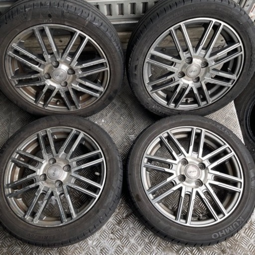 KUMHO 165/55R15 夏タイヤ　アルミホイール付　15インチ