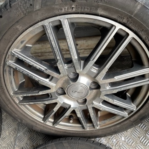 KUMHO 165/55R15 夏タイヤ　アルミホイール付　15インチ