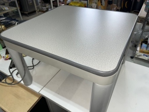 ユアサプライム　カジュアルこたつ コタツ 600×600 MSC-600MJ リバーシブル 動作OK 中古品　③