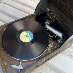 アンティーク　SPレコードプレーヤー