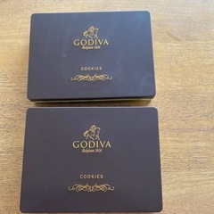 GODIVAの空き缶２個セット