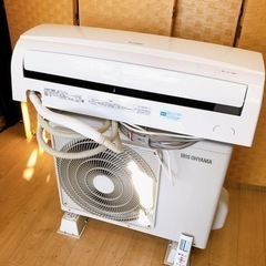 引取】アイリスオーヤマ IRR-2218C 6畳 2018年製 ルームエアコン クーラー