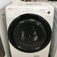 ①シャープ SHARP ドラム式 洗濯乾燥機 ES-S7F-WL...