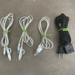 充電ケーブル typeB,C バラ売り可