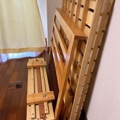 組み立て式ベッドの画像
