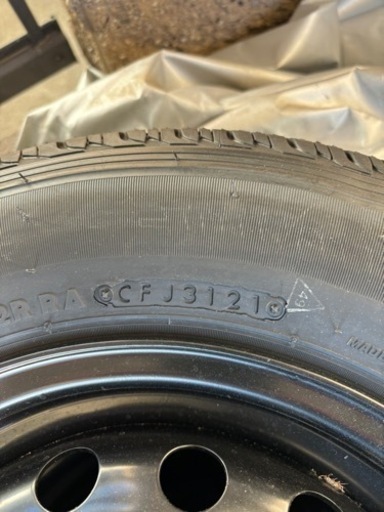 新車外し　エコピア　145/80R12 4本　サマータイヤ