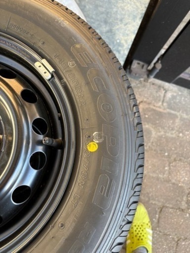 新車外し　エコピア　145/80R12 4本　サマータイヤ
