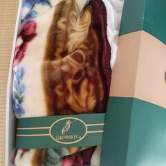 【新品未使用】２枚合わせマイヤー毛布　シングルの画像