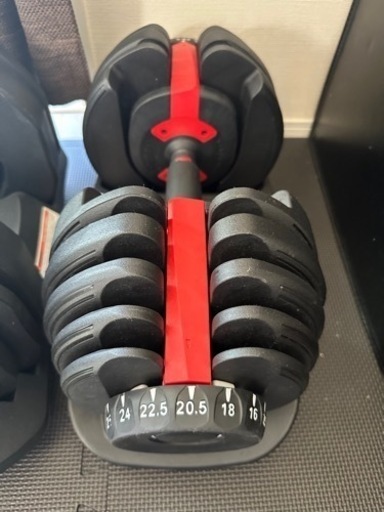 可変式ダンベル40kg×2、24kg×1