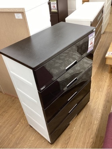 KL-44【新入荷　リサイクル品】Fitz ハイブリッドチェスト5段　黒