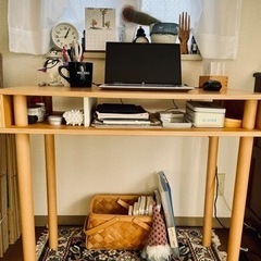 シンプル&コンパクト　仕事デスク