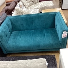 KL-46【新入荷　リサイクル品】ノーチェ　LUXUR 2シーターソファ　ブルー系の画像
