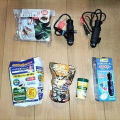 熱帯魚、メダカ飼育セット、水槽２個、メダカ数匹、エビ数匹付きの画像