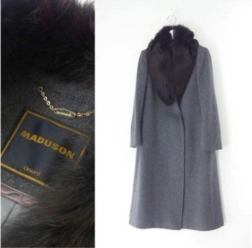 『MADUSONマディソン』フォックスファー付きロングコート