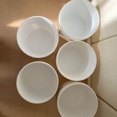 ペール缶(バケツ)  4リットル　5個　の画像