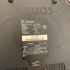SHARP AQUOS液晶テレビ　LC-32R5 美品の画像