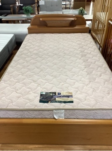 セミダブルベッド【町田市再生家具】　232297