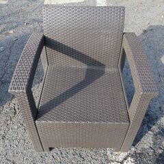 Flash Furniture ガーデンテーブルセット コーヒーテーブル ラタン ダークブラウン 【ユーズドユーズ名古屋天白店】JO0115