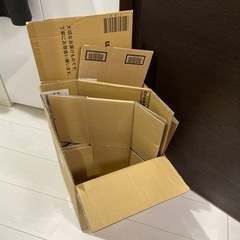 【0円】ダンボール小箱5個(60-80サイズ)