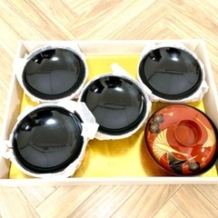③漆器　お汁椀セット