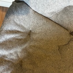 コストコ　折りたたみソーサーチェアー　グレーの画像