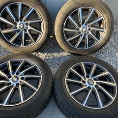 スタッドレスタイヤセット4本205/60R16 ホイール16X6.5J +53