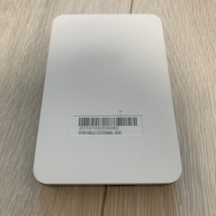 外付けHDD 1TB REGZA ブラックの画像
