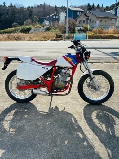 ホンダ　ftr223 実働　前後タイヤ新品！　アルミリム　スーパートラップマフラー
