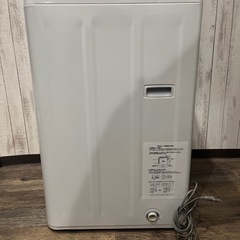 051  美品　洗濯機　6.0Kg 嵩上げ台付き　風乾燥　ヤマダセレクト　ホワイトの画像