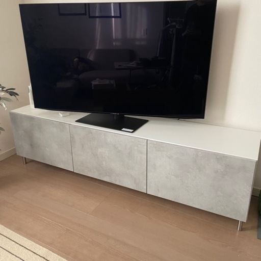 テレビボードIKEA ベストーテレビ台 (みそ) 三鷹の収納家具《テレビ台