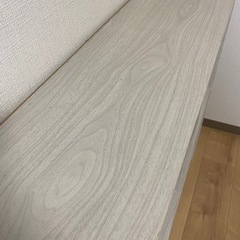 【取引成立】木目調　白　収納棚の画像