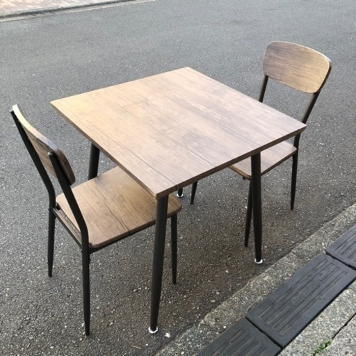 木目調 ブラウン ダイニング3点セット】入荷しました！！ (1万円SHOP 