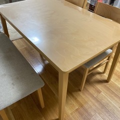 ダイニングテーブル1式セットの画像