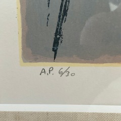 値下げしました　デヴィッド・シュノイヤー 「パレード」シルクスクリーン　A.P 　の画像