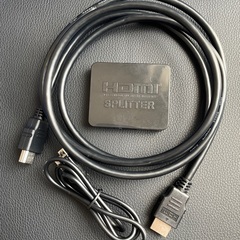 ほぼ新品 HDMI 分配機 2画面 同時出力 1入力2出力
