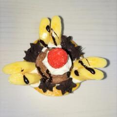 チョコバナナホットケーキ✨の画像